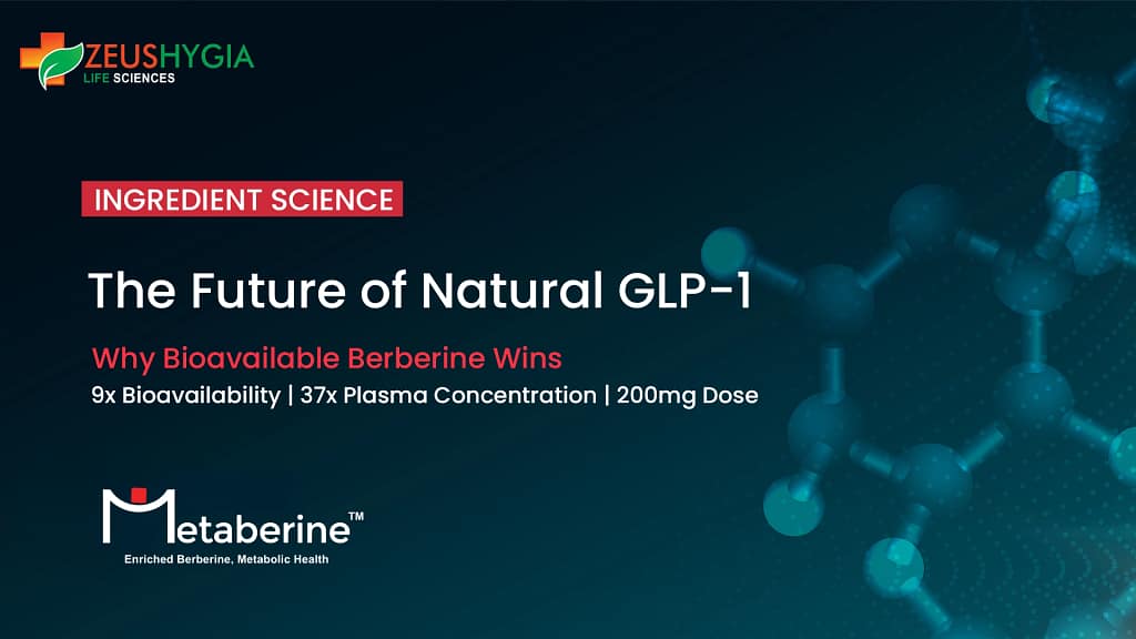Bioavailable Berberine and GLP-1 metabolic support ingredient_Zeushygia